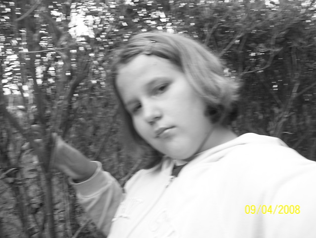 Z krzaczkami w tle :*)