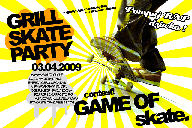 GRILL SKATE PARTY 