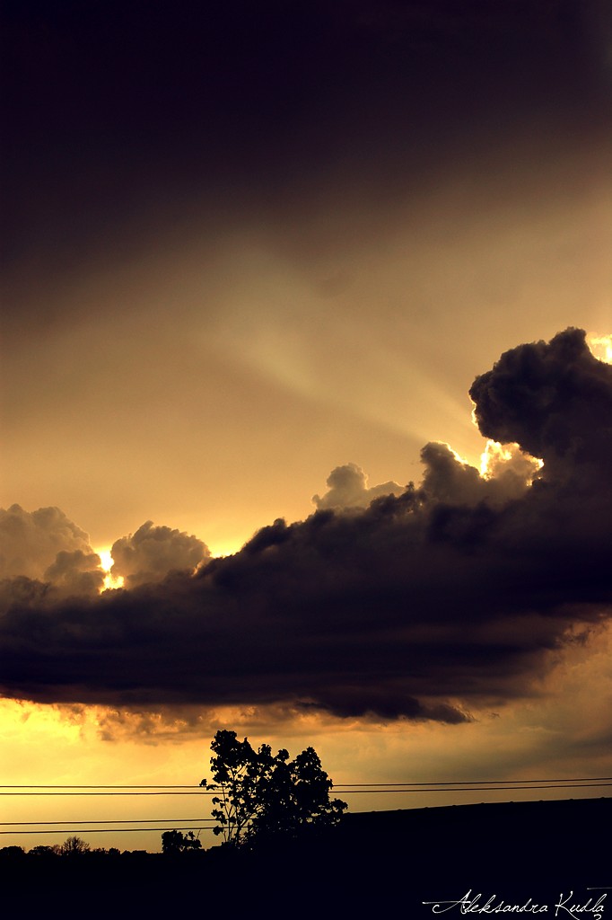 with a view of clouds