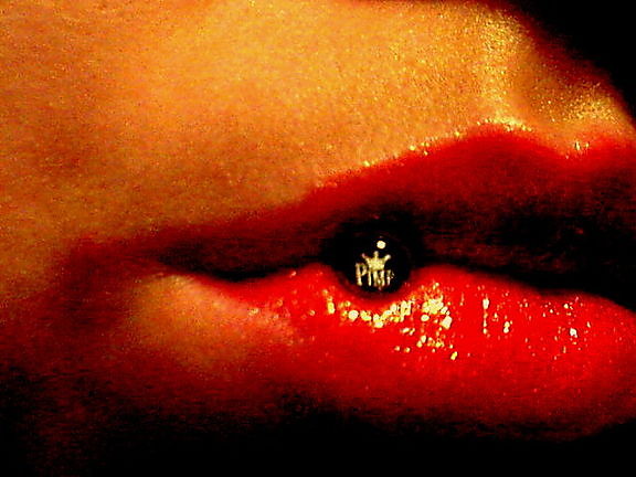my lips.