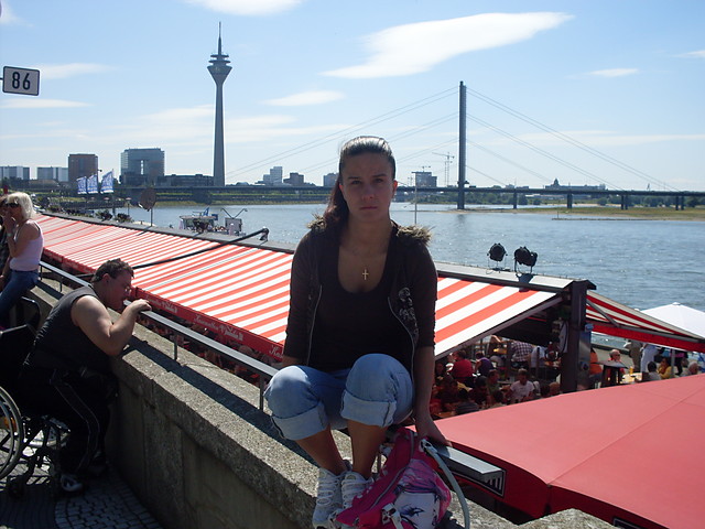 na bulwarze w Dsseldorfie:)