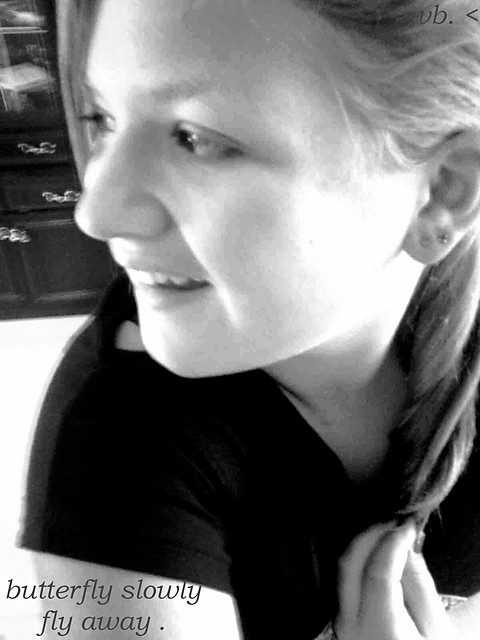 butterfly fly away . ; ((