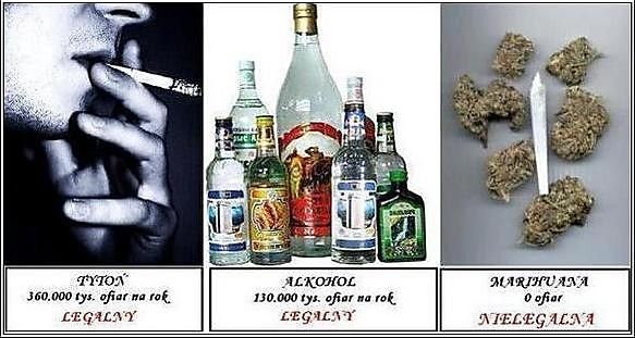 Jestem za legalizacj.