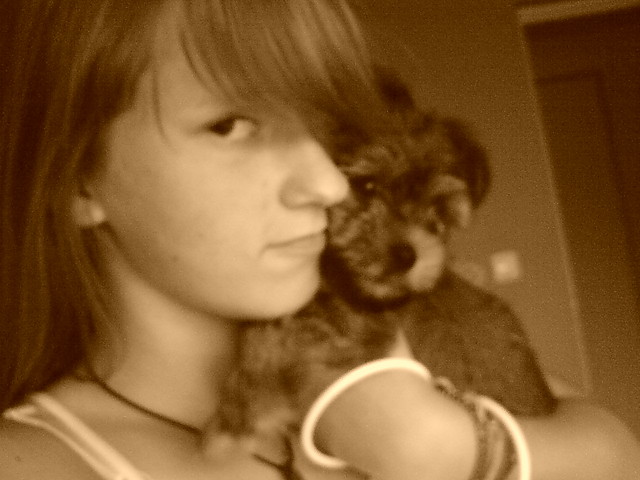 Z piesiem ;) ;]