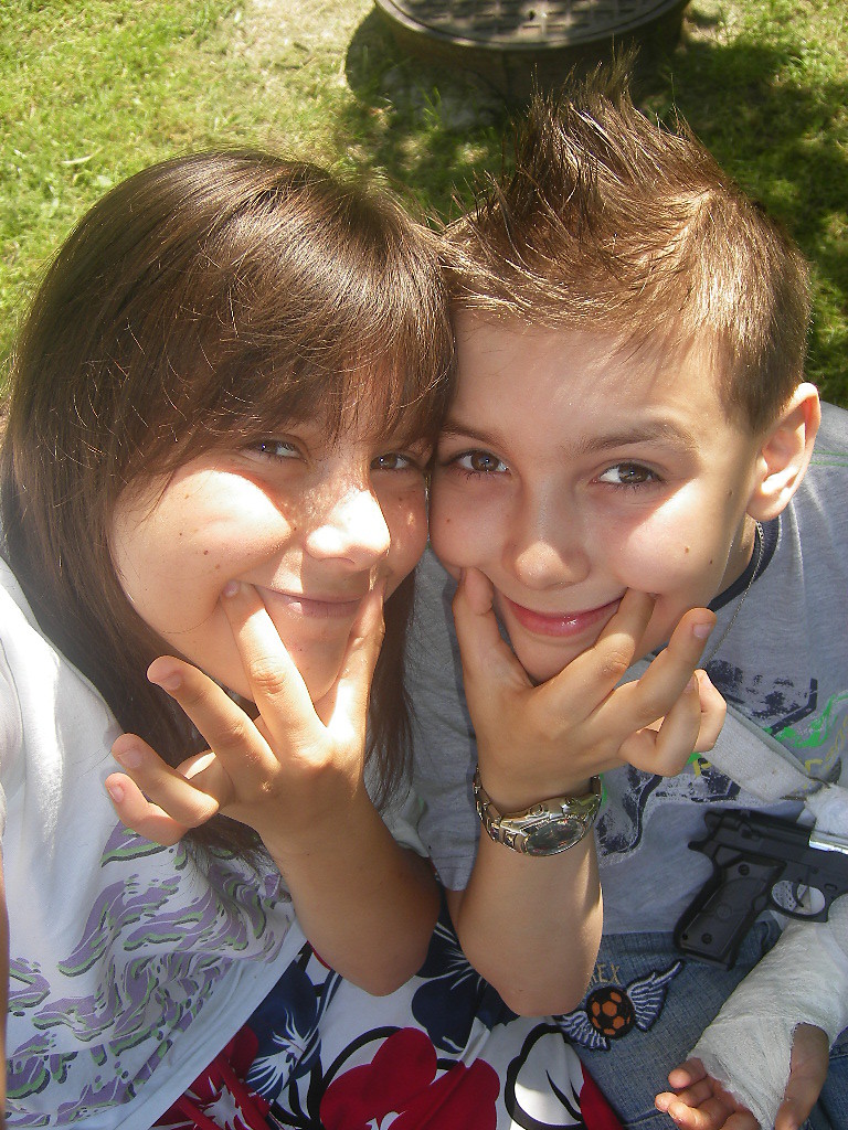 with brother ;d
