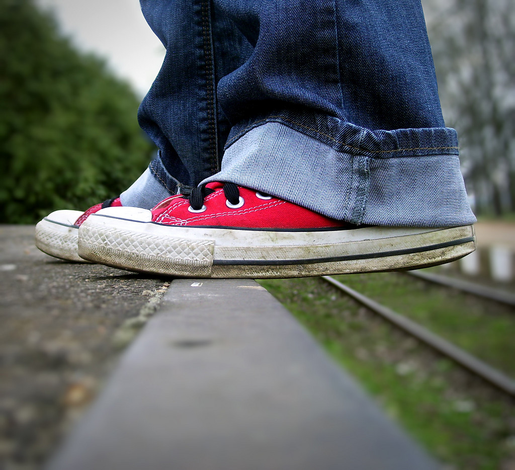 on the edge..
