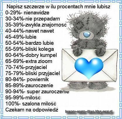 czy mnie lubisz