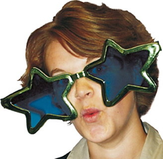 patrze przez niebieskie okulary