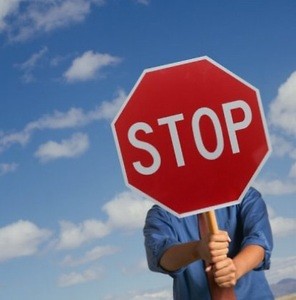 STOP.