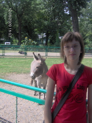 Z osiokiem:D