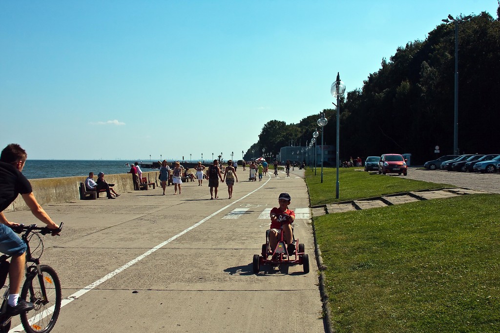 Gdynia - bulwar nadmorski