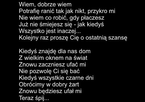 Piosenka ksiycowa