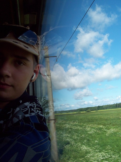 W pociagu:)