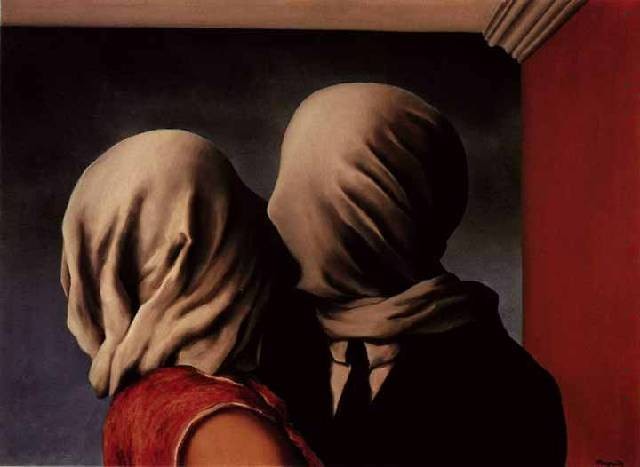 Rene Magritte 'Kochankowie'