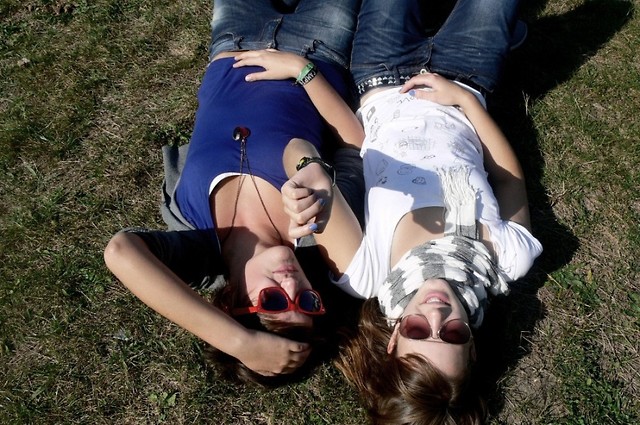 happy sunny people