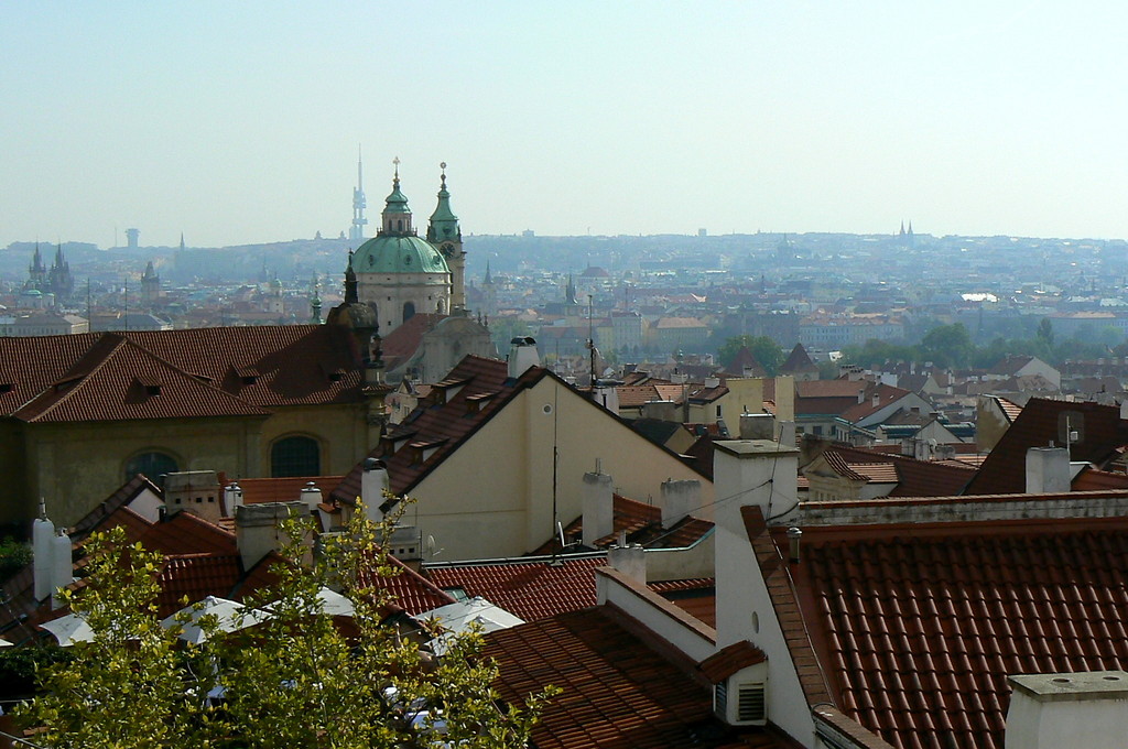 Wrzeniowa panorama Pragi