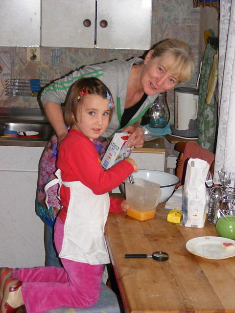 Marcelina w kuchni:D