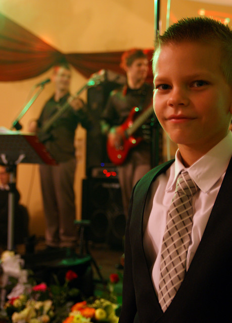 Filip na weselu u Marzeny i Tomk