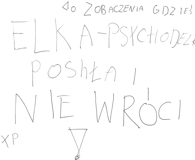 Elka pychodelka poszla...