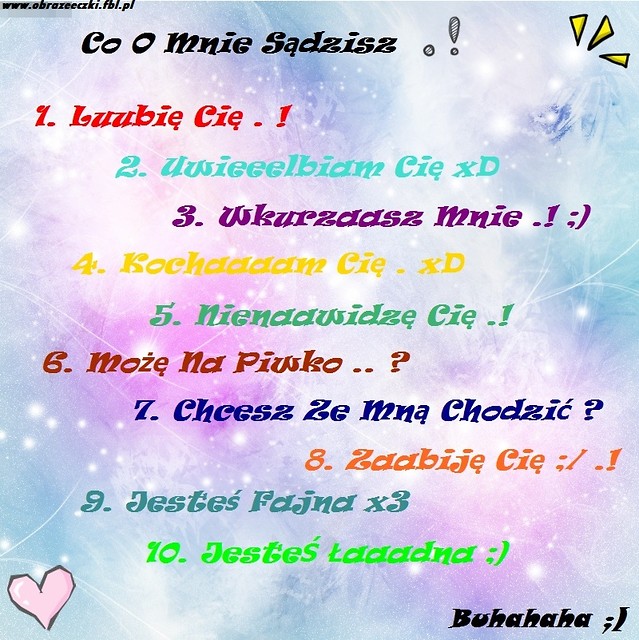 Co O Mnie Sdzisz .! ;)