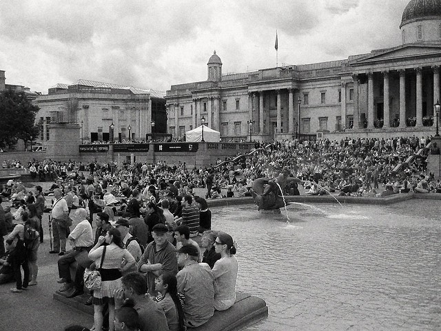 Trafalgar Square.