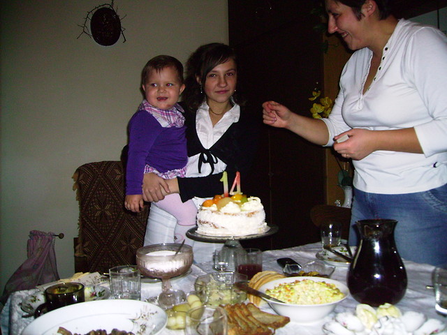 Ja z moj sis a obok moja mama