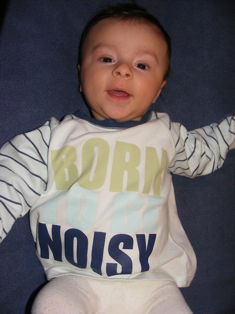born  to  be  noisy...