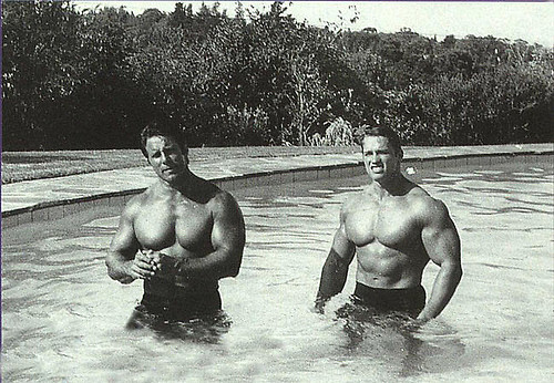 Reg Park i Arnold Schwarzenegger