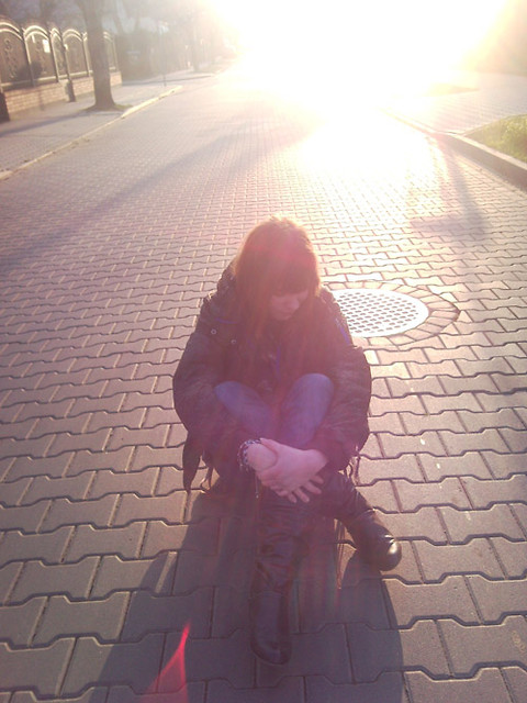 The sun goes down in my life.