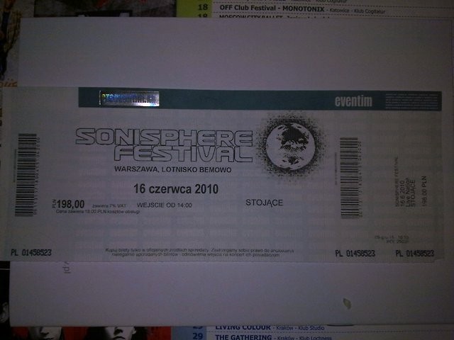 Sonisphere Festival - BILET !!!