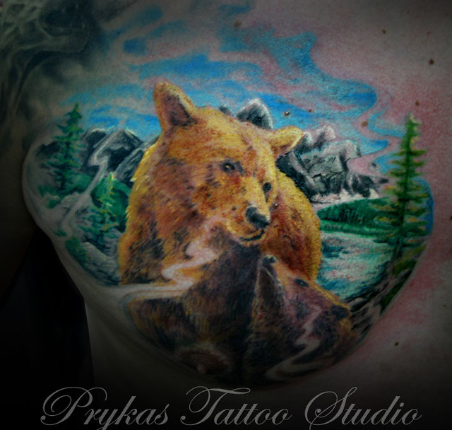 niedzwiedz mi bear wzory tatua