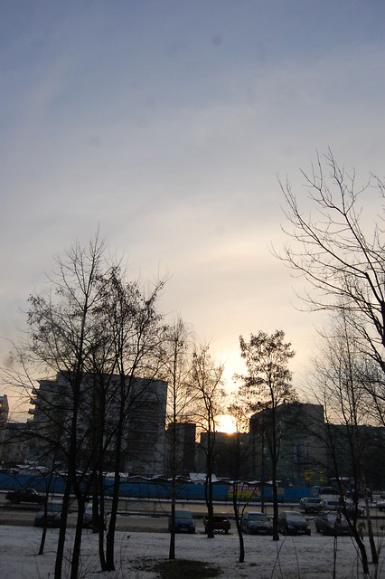 Wschd soca w Warszwie