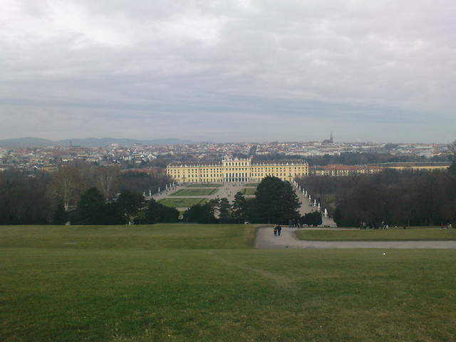 Paac Schnbrunn  i w tle Wiede