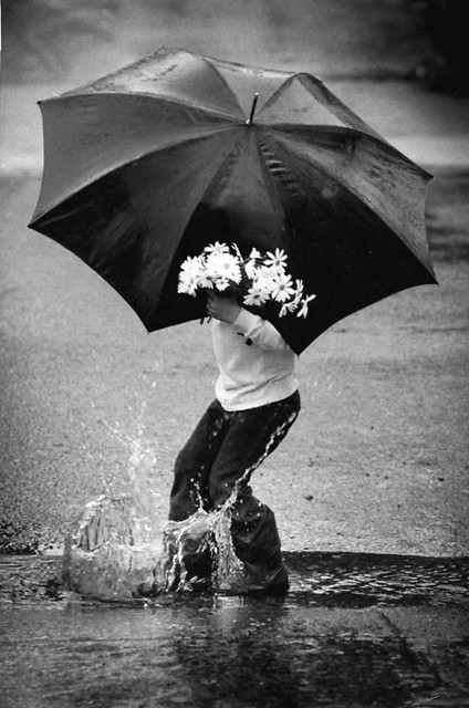I'm singing in the rain...
