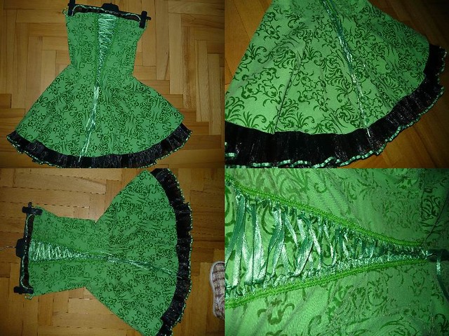 zielona sukienka