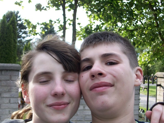 He he