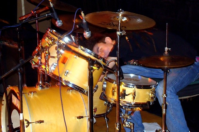 Drumset as a pillow