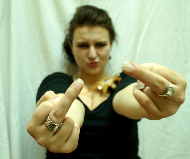 I'm angry..