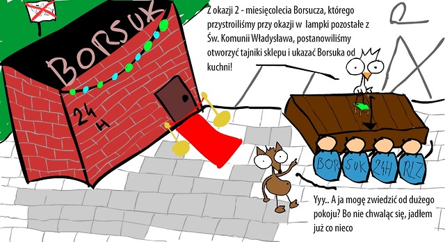 Oblewanie drugiej miesicznicy