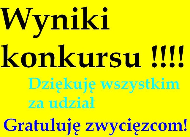 WYNIKI KONKURSU!!!