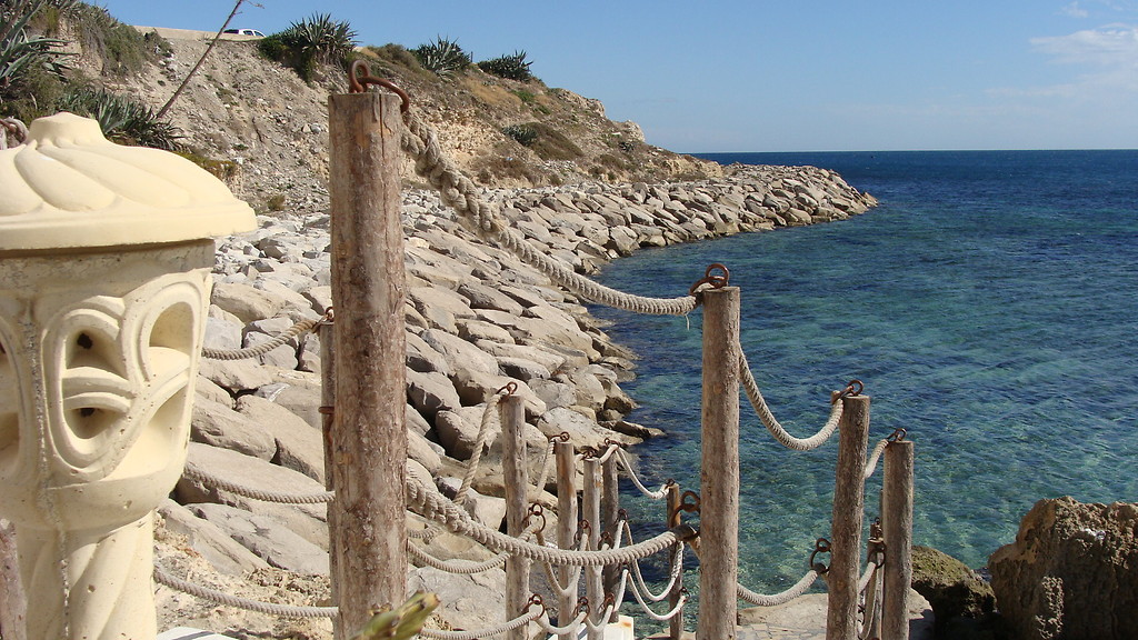Bridge into the sea