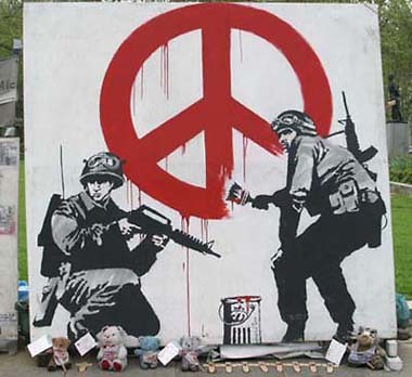 By Banksy.