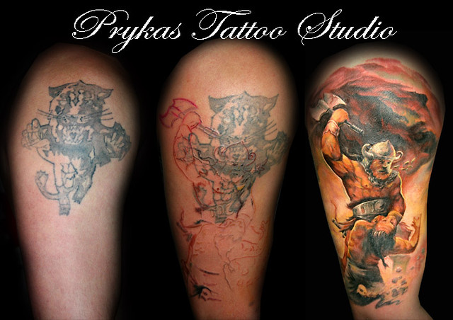 pokrywanie starych tatuay