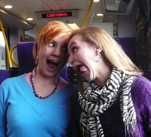 Sza macicy w pocigu:)