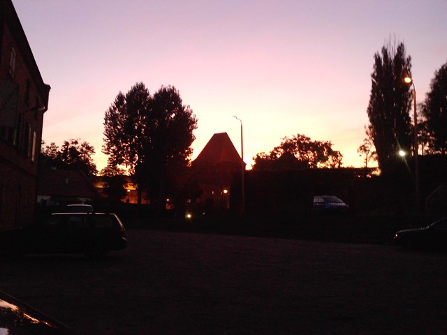 Sun is rising.