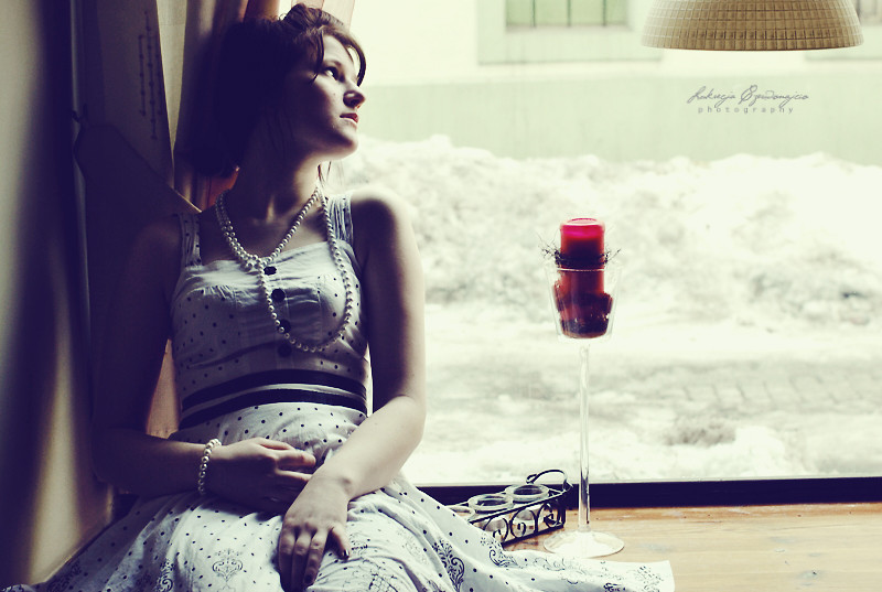 Waiting for a prince.