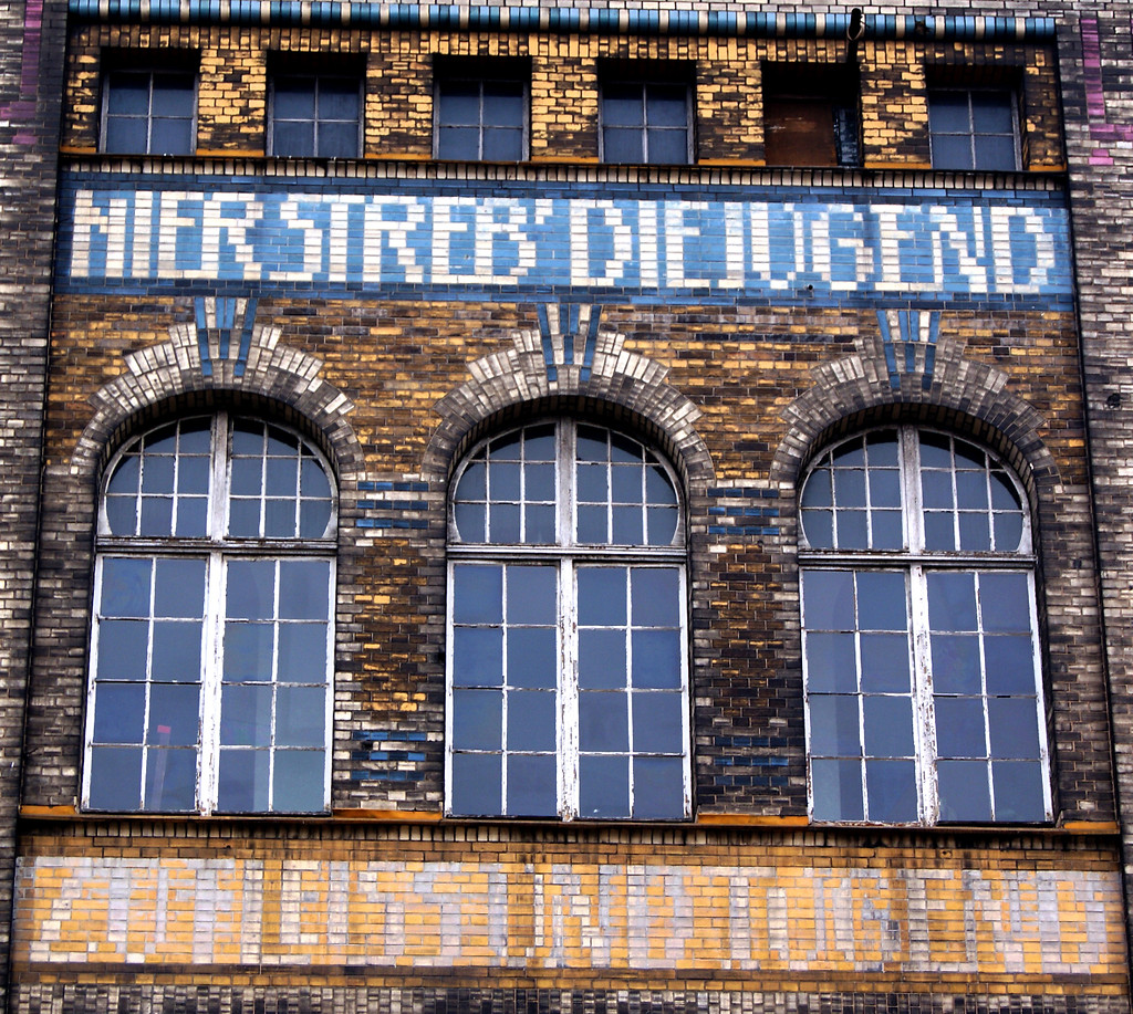 Hier strieb die Jugend