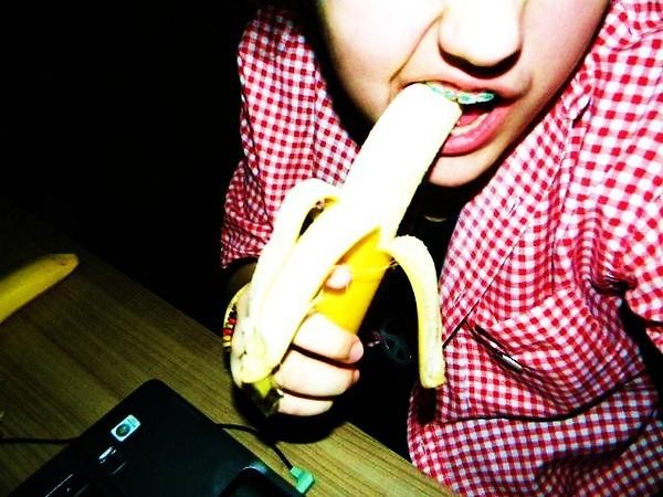 obroa na zby z bananem