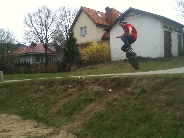 Gap w parku . ; D