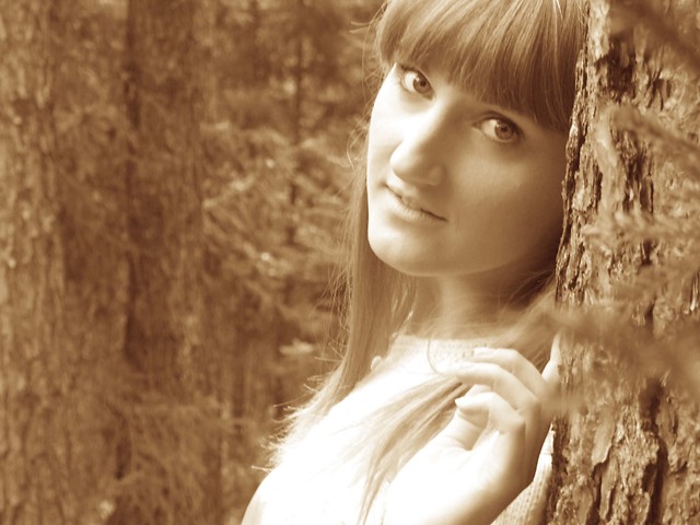 Sepia.